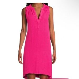 Time and Tru Pink Swim Coverup